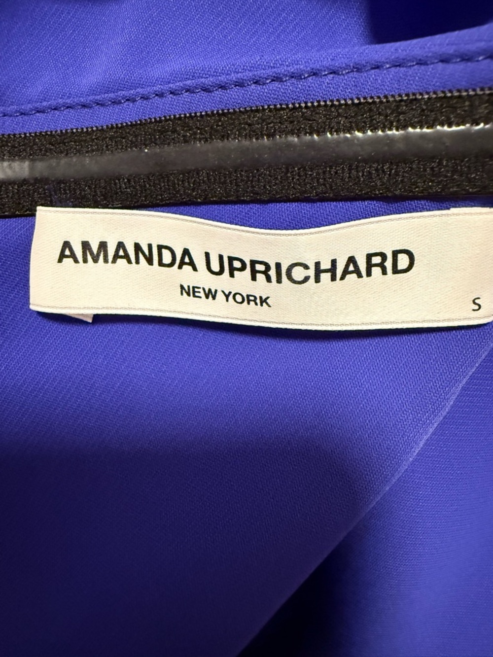 Amanda Uprichard Royal Blue Strapless Solid Crepe Romper One-Piece Women S - Picture 8 of 11